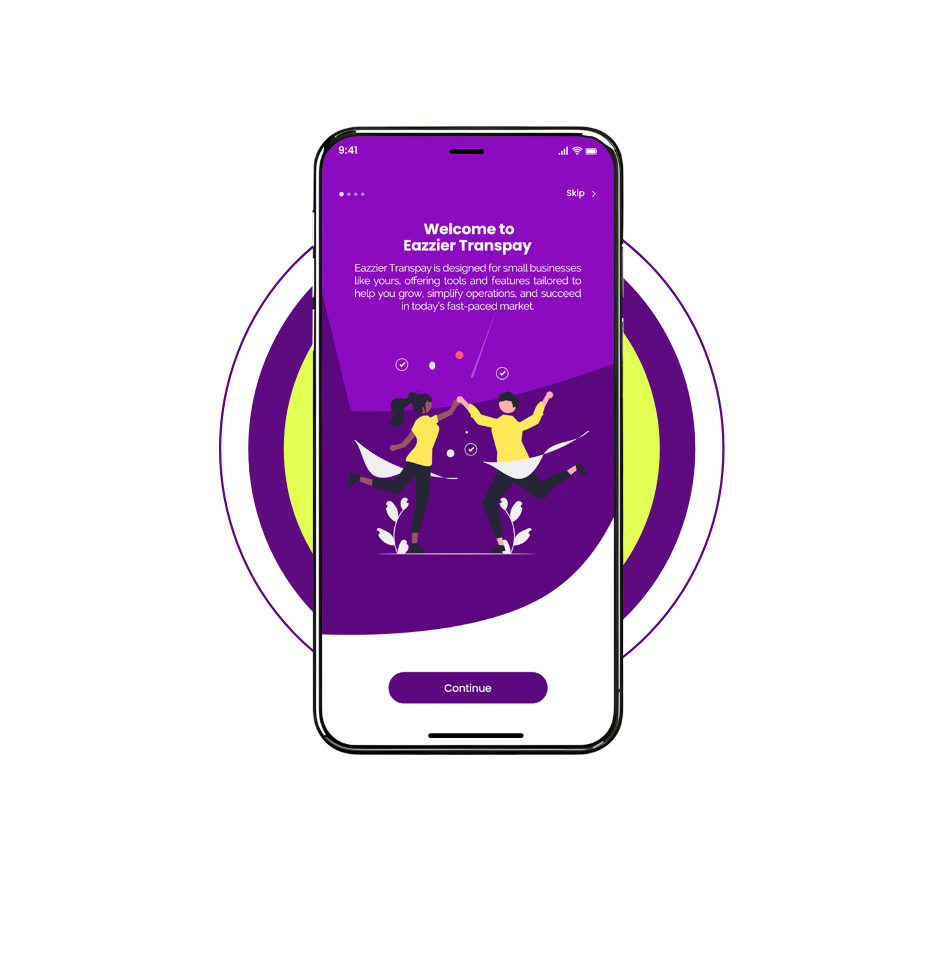 Eazzier mobile app (placeholder screenshot)